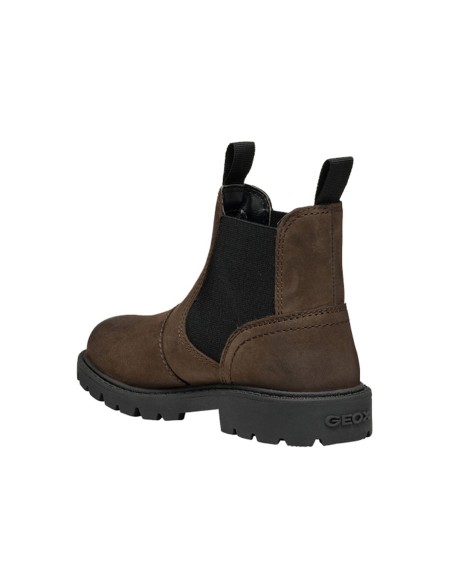 Geox J Shaylax Boy stivaletto bambino in pelle ingrassata