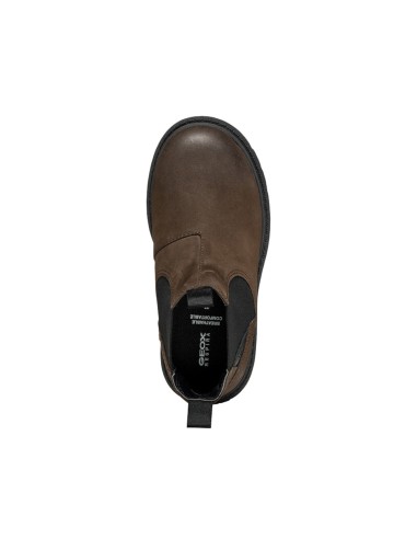 Geox J Shaylax Boy stivaletto bambino in pelle ingrassata