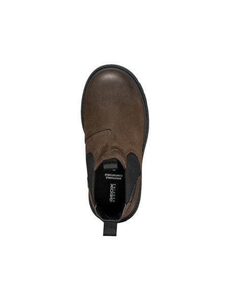 Geox J Shaylax Boy stivaletto bambino in pelle ingrassata