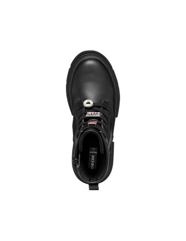 Geox J Karsyn Girl bottine de combat fille en cuir avec charms