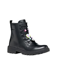 Geox J Casey Girl bota militar para niña con estrella en relieve 2