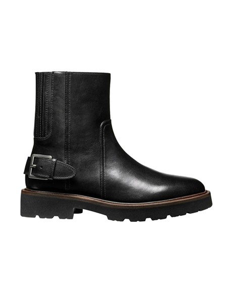 Geox D Norize Damenstiefelette aus Leder mit Schnalle
