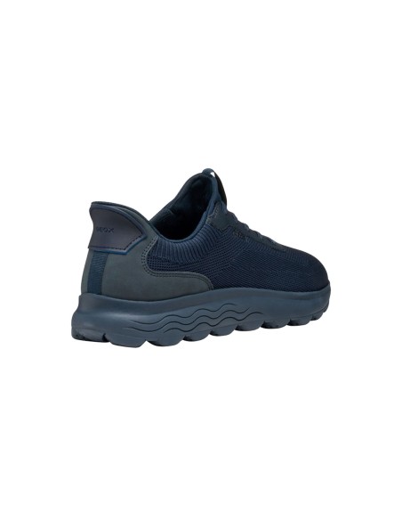 Geox U Spherica Plus sneaker homme en tissu avec Fast-in System