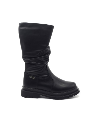 Ferré Rock botte froncée fille en simili cuir