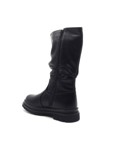 Ferré Rock ruched faux leather boot for girls