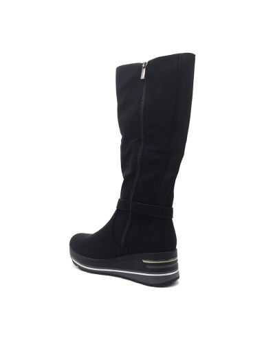 Donna Serena Fox Damenstiefel aus Nubuk mit Keilabsatz und Memory