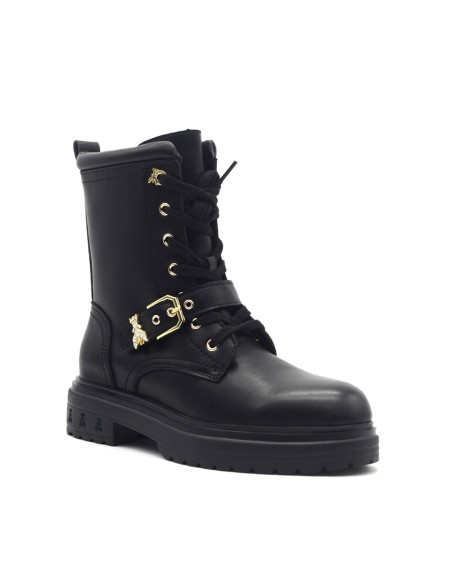 Patrizia Pepe Lederstiefel für Mädchen und Damen mit Schmucklogo