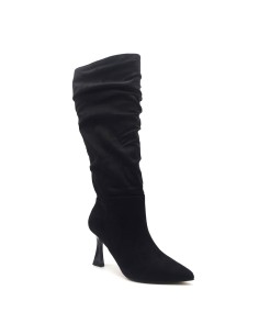 Kharisma stivale elegante donna in tessuto effetto camoscio 2