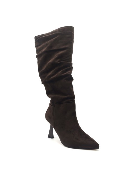 Kharisma bota elegante de mujer en tejido efecto ante
