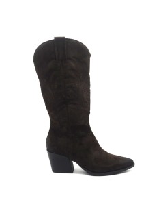 Kharisma Damen-Westernstiefel aus geöltem Leder mit Stickerei
