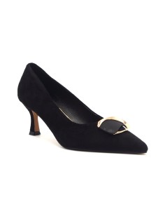 Kharisma women’s suede-effect fabric pump with mid heel 2