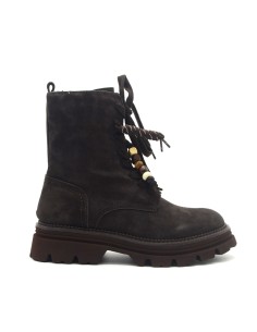 Kharisma bottine de combat femme en daim avec lacets et zip