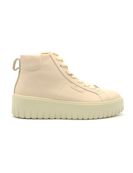 BJ Comart Rosy zapatilla alta de mujer en piel con plataforma