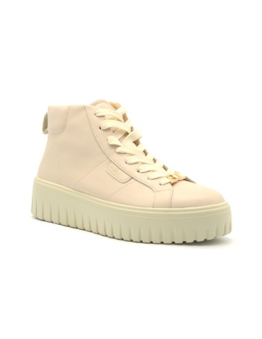 BJ Comart Rosy sneaker alta donna in pelle con platform