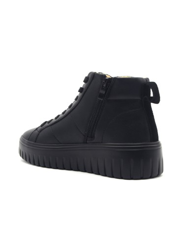 BJ Comart Rosy women’s leather high-top platform sneaker