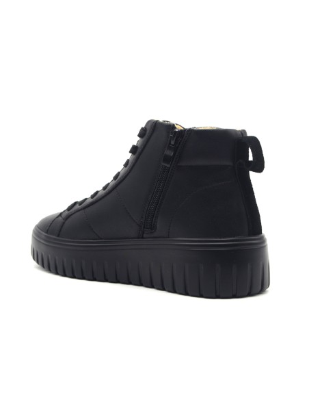 BJ Comart Rosy hoher Damen-Ledersneaker mit Plateau