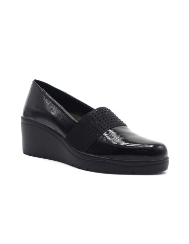 Melluso Walk mocassino donna in naplack con zeppa e Memory Foam