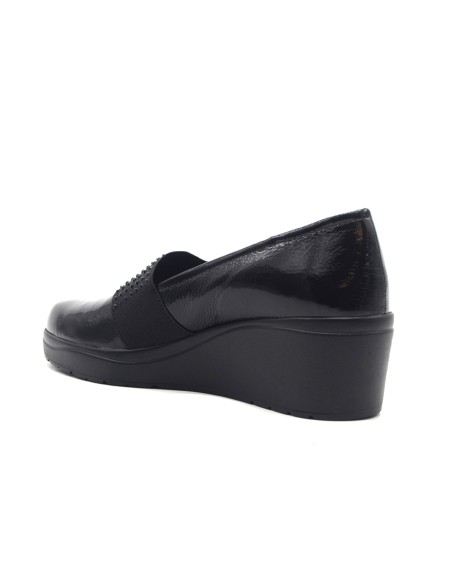 Melluso Walk mocassino donna in naplack con zeppa e Memory Foam