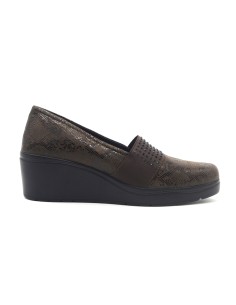 Melluso Walk mocassin confort femme en daim avec Memory Foam