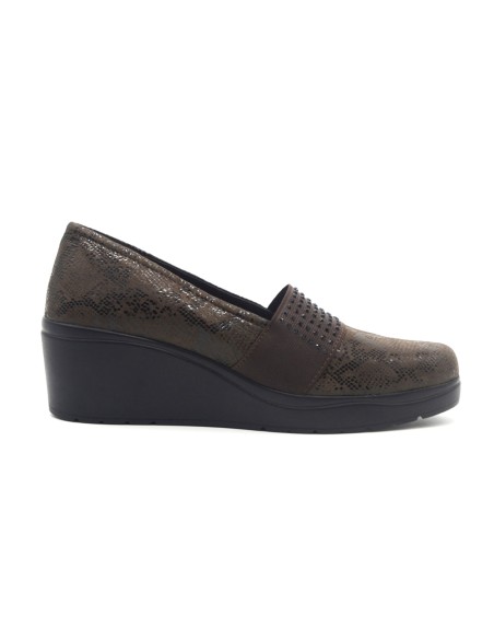 Melluso Walk mocassino comfort donna in camoscio con Memory Foam