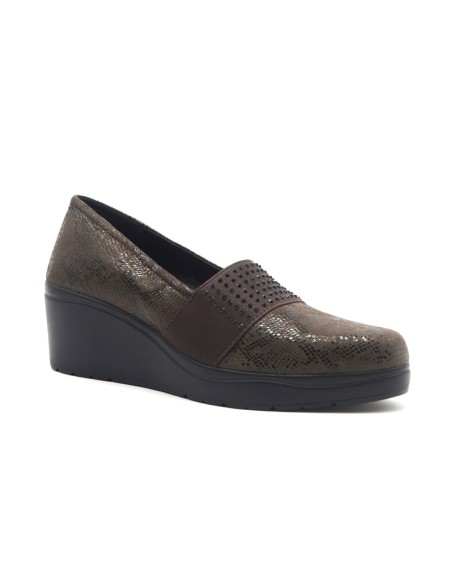 Melluso Walk mocassino comfort donna in camoscio con Memory Foam