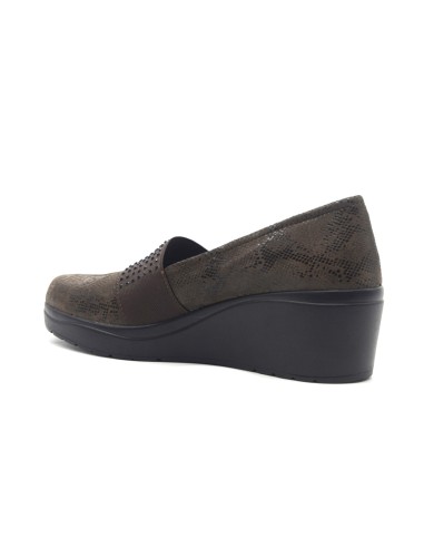 Melluso Walk Damen-Komfort-Mokassin aus Wildleder mit Memory Foam