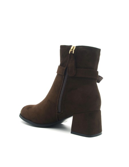 Ferré Iole Damen-Stiefelette mit mittelhohem Blockabsatz