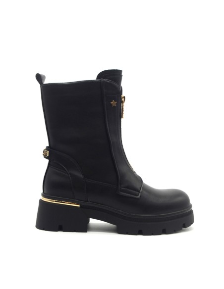 4US By Paciotti Mädchen- und Damen-Stiefelette mit Frontzip