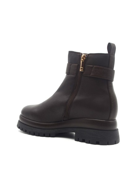 Donna Serena Tessa Damen-Lederstiefelette mit Schnalle