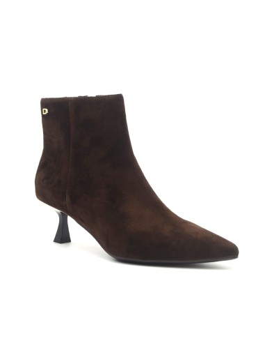 Donna Serena Gina Damen-Stiefelette aus Wildleder mit niedrigem Absatz