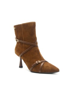 Donna Serena Becky women’s suede ankle boot with mid heel 2