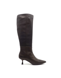 Donna Serena Gina stivale donna in pelle con tacco basso