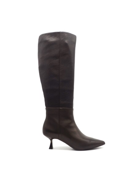 Donna Serena Gina women’s leather boot with low heel