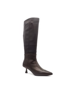 Donna Serena Gina stivale donna in pelle con tacco basso 2