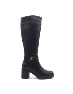 Keys Giusy Damen-Stiefel mit breitem Absatz und Plateau