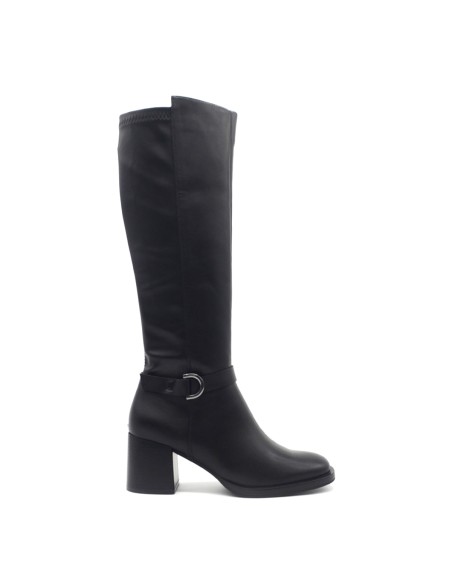 Keys Cube Damen-Stiefel mit breitem Absatz und eckiger Spitze