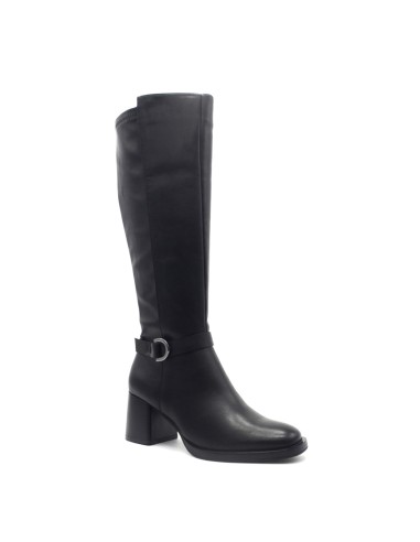 Keys Cube Damen-Stiefel mit breitem Absatz und eckiger Spitze