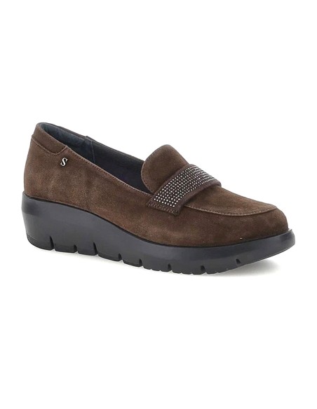 Stonefly Plume 46 mocasín de mujer con cuña y Blusoft®