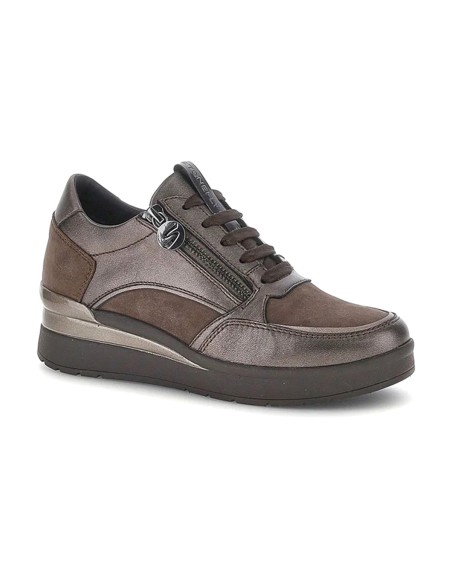 Stonefly Cream 58 women’s wedge sneaker with Blusoft®