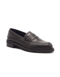 DIPARISI mocassin femme en cuir imprimé croco Made in Italy 2