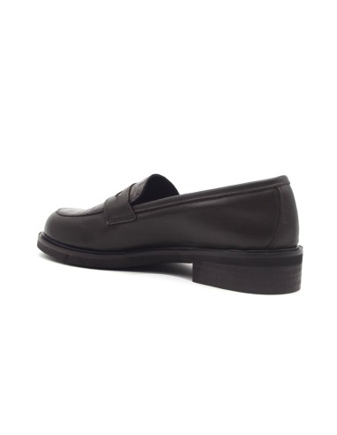DIPARISI Damen-Ledermokassin mit Krokomuster Made in Italy