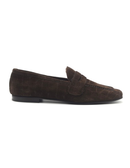 DIPARISI women’s printed suede loafer Made in Italy