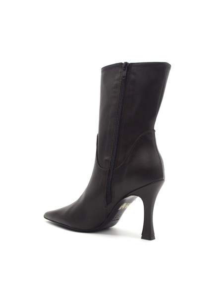 DIPARISI tronchetto donna in nappa con tacco alto Made in Italy