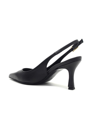 DIPARISI slingback de mujer en napa con tacón medio Made in Italy