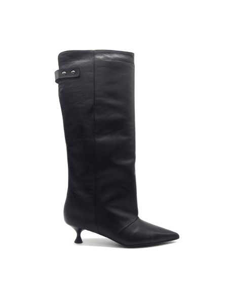 DIPARISI botte élégante femme en nappa Made in Italy