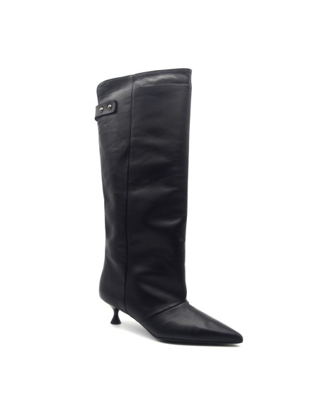 DIPARISI stivale elegante donna in nappa Made in Italy