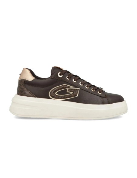 Guardiani Aeris Logo zapatilla de mujer en piel con Memory Foam