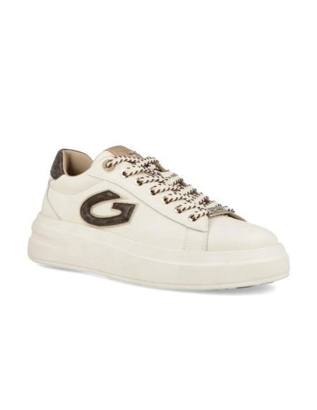 Guardiani Aeris Logo zapatilla de mujer en piel con Memory Foam