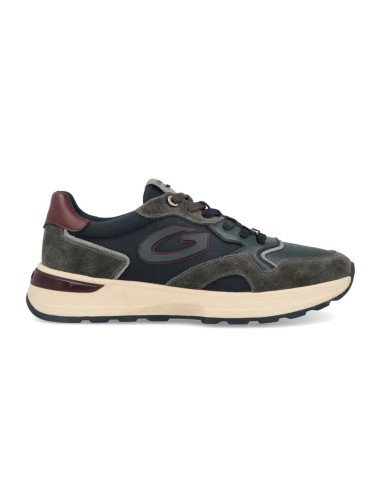 Guardiani Levante zapatilla hombre en piel y ante Memory Foam