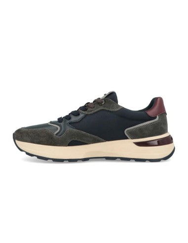 Guardiani Levante Herren-Sneaker Leder und Veloursleder Memory Foam